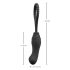 Black Velvet Perfect Fit - zwarte strap-on dildo