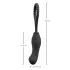 Black Velvets - strap-on dildo - verstelbaar harnas - zwart