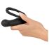 Black Velvet Perfect Fit - zwarte strap-on dildo