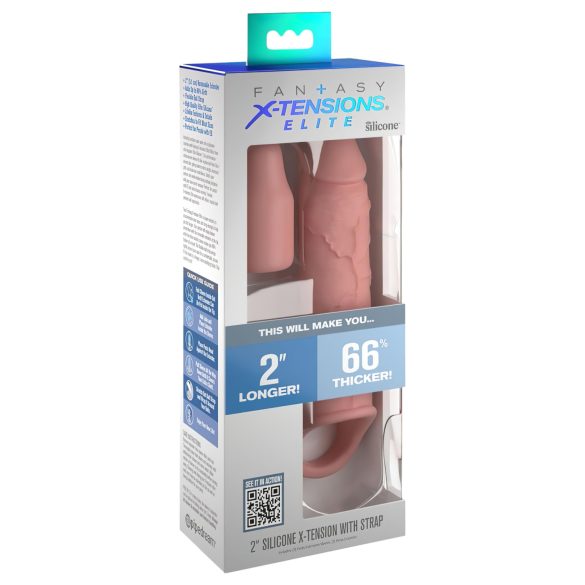 X-TENSION Elite 2 - natuurlijke penisomhulsel met ring