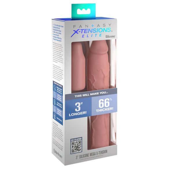 X-TENSION Elite 3 - op maat te snijden penismantel (natuurlijk)