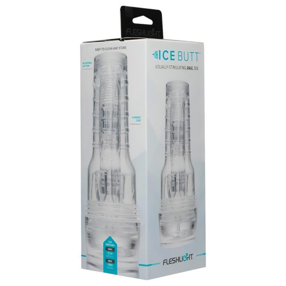 Fleshlight Ice Butt - transparante anusmasturbator