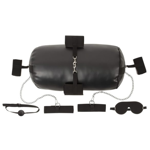 Bad Kitty - 11-delige bondage set met kussen (zwart)