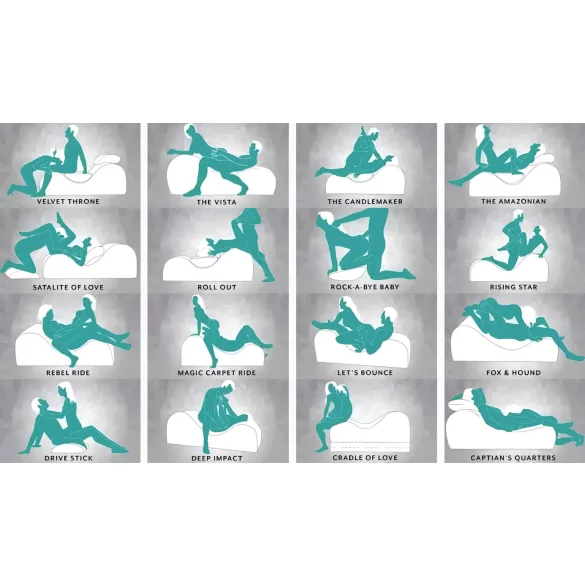 Liberator Esse Lounger - verstelbare tantra stoel - 3-delig - rood