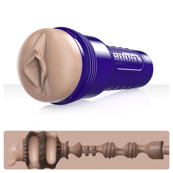 Fleshlight Boost Bang - masturbator - realistische vagina - huidkleurig