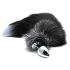 Alive Anal Plug met Vossenstaart zilver - Medium Plezier