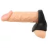 Erecto - penisring met balstretcher - zwart