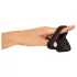 Erecto - penisring met balstretcher - zwart