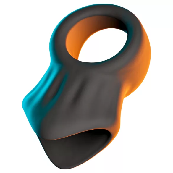 Erecto - penisring met balstretcher - zwart