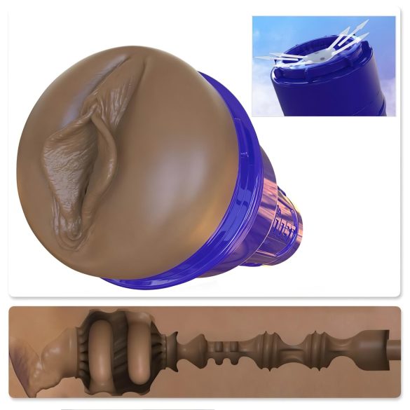 Fleshlight Boost Bang - levensechte bruine masturbator vagina