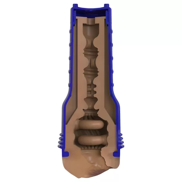 Fleshlight Boost Bang - masturbator kunstvagina - realistisch - bruin