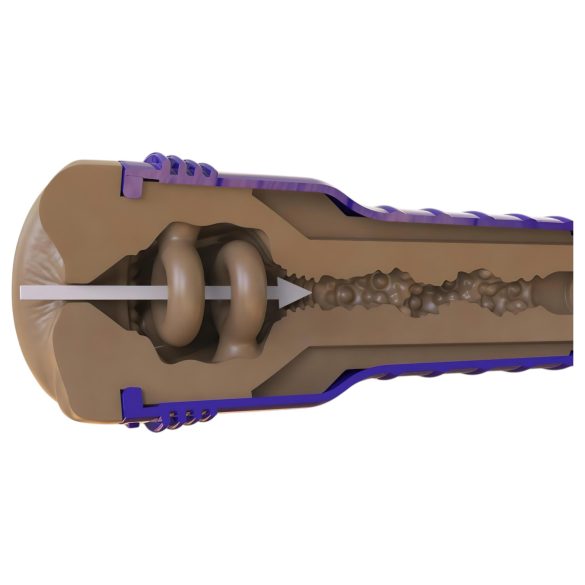 Fleshlight Boost Blast - levensechte bruine kont masturbeerder