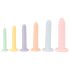 Zes op een Rij - dildo trainer set - 6 stuks (kleurrijk)