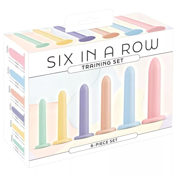 You2Toys - Six in a Row - dildo-trainerset - 6 stuks (gekleurd)