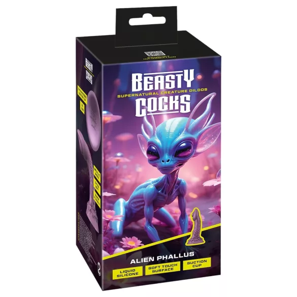 Beasty Cocks - dildo alien vorm - siliconen - paars