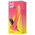 ROMP Dizi - Flexibele siliconen dildo (roze-oranje)
