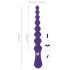 You2Toys - Flexibele anaal dildo met bolletjes (paars)