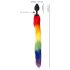 You2Toys - siliconen anaal plug met regenboogstaart