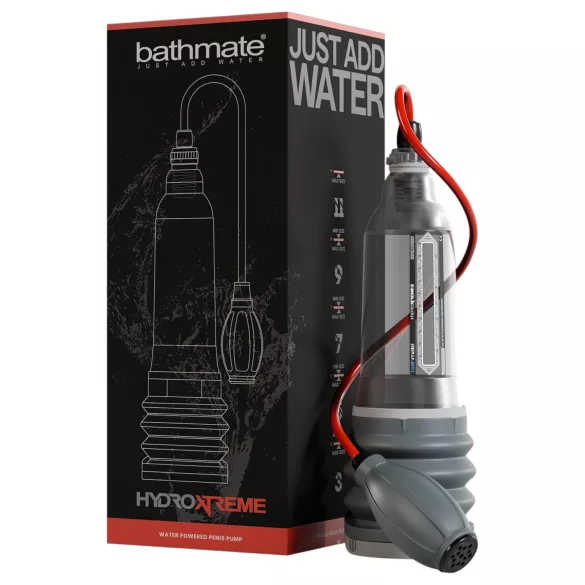 Bathmate HydroXtreme8 - penispomp - hydraulisch - transparant