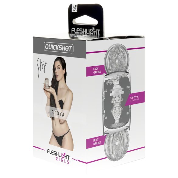 Fleshlight Quickshot Stoya - Reisgenoot (transparant)