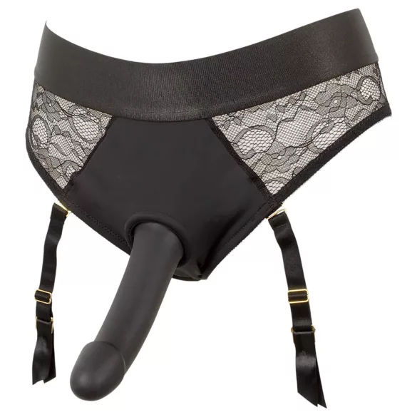 You2Toys - strap-on dildo met harnas - zwart