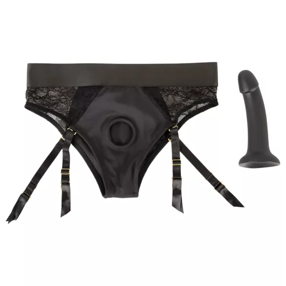 You2Toys - strap-on dildo met harnas - zwart