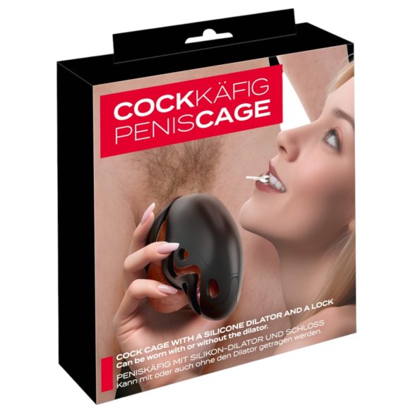 You2Toys - peniskooi met penisplug (zwart)