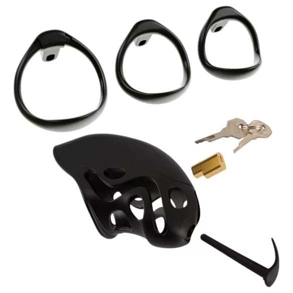 You2Toys - peniskooi met penisplug - zwart