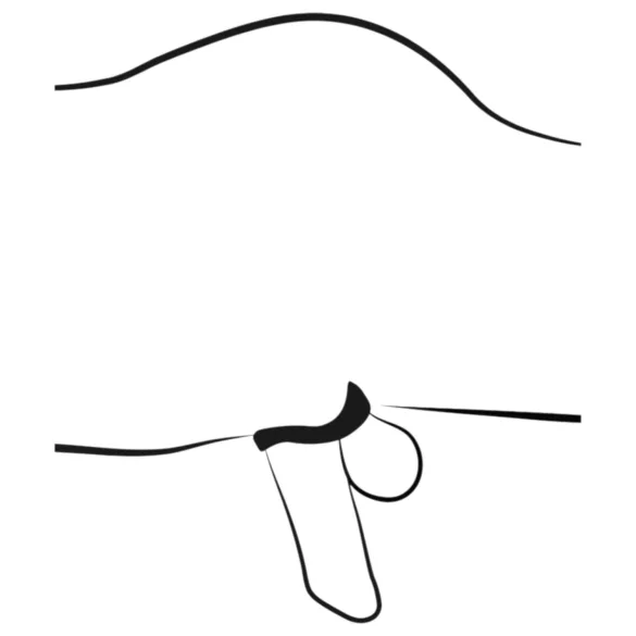 You2Toys - peniskooi met penisplug - zwart