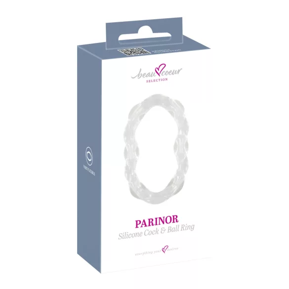 Beau Coeur Parinor - penisring en ballenring - transparant