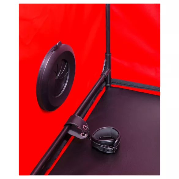 Secretdome - BDSM sekscabine met openingen (zwart)