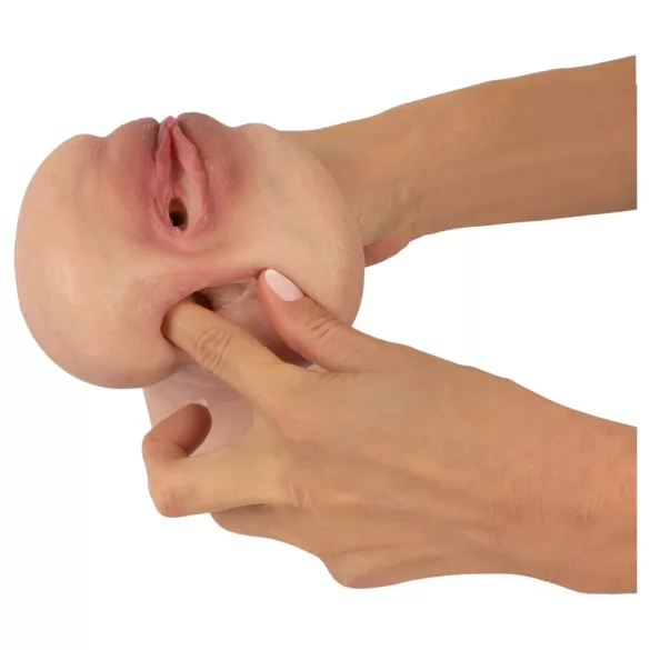 Realistixxx Real Stroker - realistische vagina- en anaalmasturbator (huidskleur)