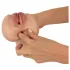 Realistixxx Real Stroker - realistische vagina- en anaalmasturbator (huidskleur)