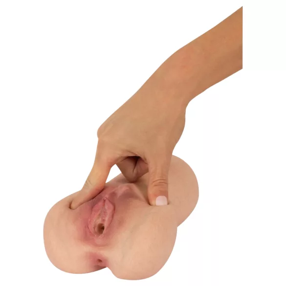 Realistixxx Real Stroker - realistische vagina- en anaalmasturbator (huidskleur)