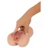 Realistixxx Real Stroker - realistische vagina- en anaalmasturbator (huidskleur)