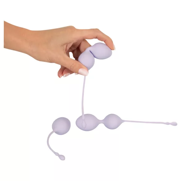 Beau Coeur Elorin - geishaballen set - 3-delig - silicone - paars