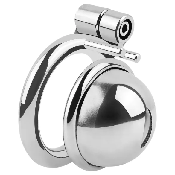fetish collection - mini peniskooi met 3 verwisselbare teeltringen (zilver)