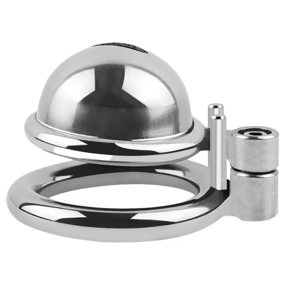 fetish collection - mini peniskooi met 3 verwisselbare teeltringen (zilver)