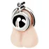 fetish collection - mini peniskooi met 3 verwisselbare teeltringen (zilver)