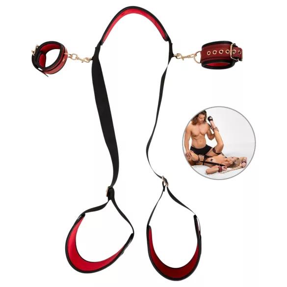Bad Kitty - bondage set (zwart)