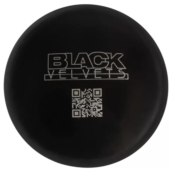Black Velvets - siliconen anaalplug met zuignap (zwart) - M