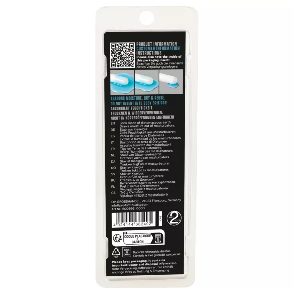 You2Toys - absorberende droogstaaf voor masturbators (wit)