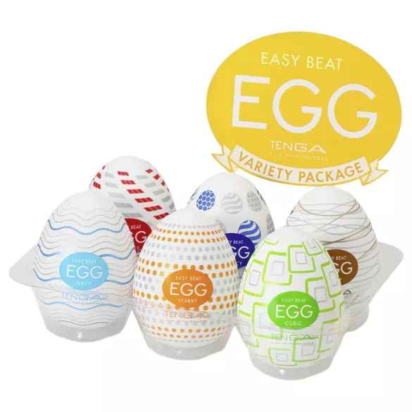 TENGA - masturbatoreieren set - 6 stuks - variatie