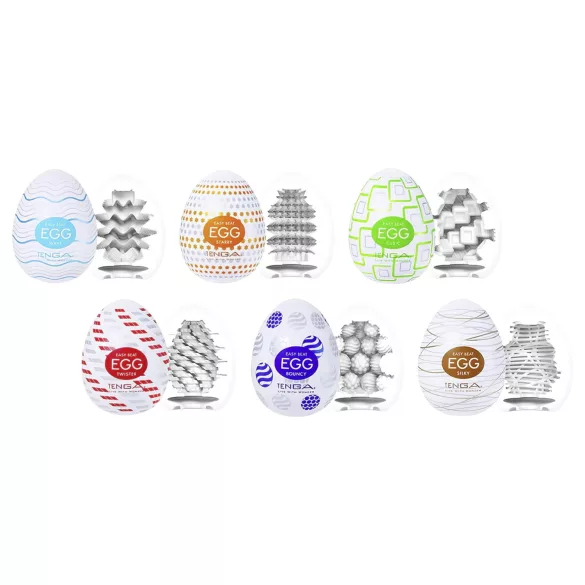 TENGA - masturbatoreieren set - 6 stuks - variatie
