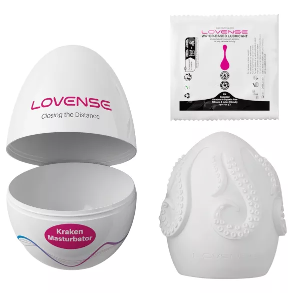 LOVENSE Kraken - masturbatie-ei - 1 stuks (wit)