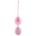 Cuties - siliconen g-spot kogel met dubbele balletjes (roze)