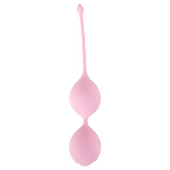 Cuties - siliconen g-spot kogel met dubbele balletjes (roze)