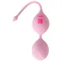 Cuties - siliconen g-spot kogel met dubbele balletjes (roze)