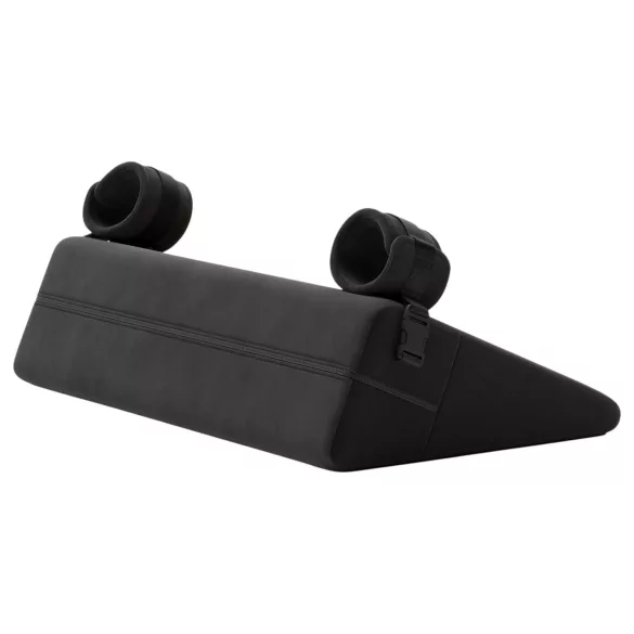 Liberator Bondage - wig-vormig positioneringssekssierkussen met boeien (zwart)
