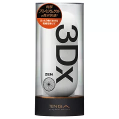 TENGA 3Dx Zen - 3D‑gepatroneerde masturbator (wit)